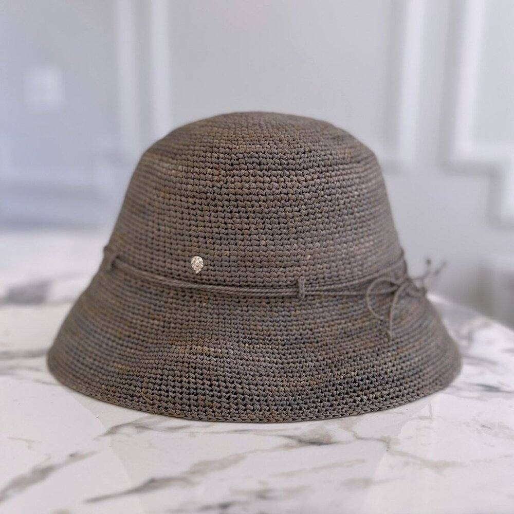 NWT - Helen Kaminski Provence 8 Raffia Hat - Eclipse Melange 👒 (#800) - Picture 9 of 9